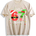 Six Seven Christmas Meme Vintage Washed T-Shirt product image 1