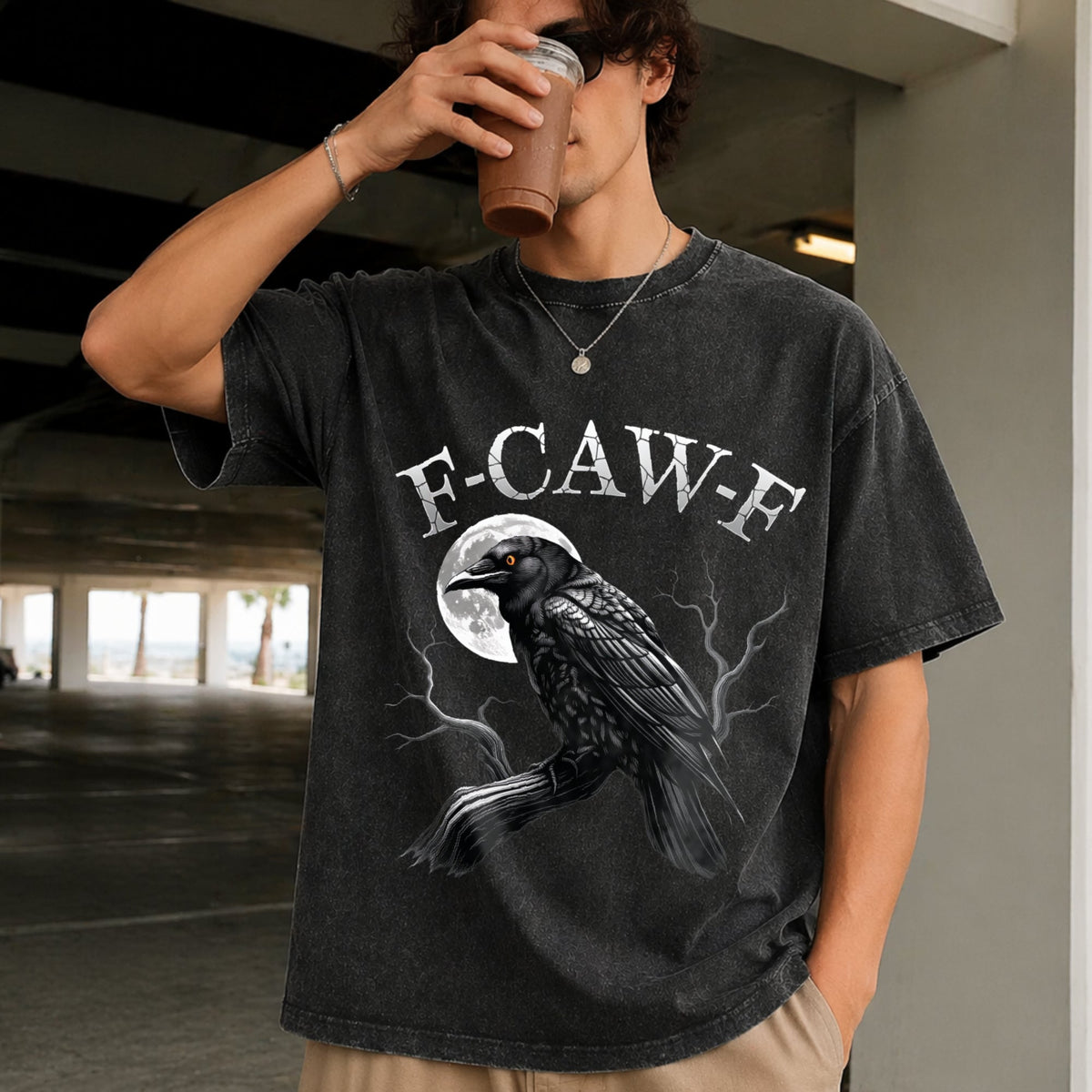 Black Crow Vintage Washed T-Shirt product image 2