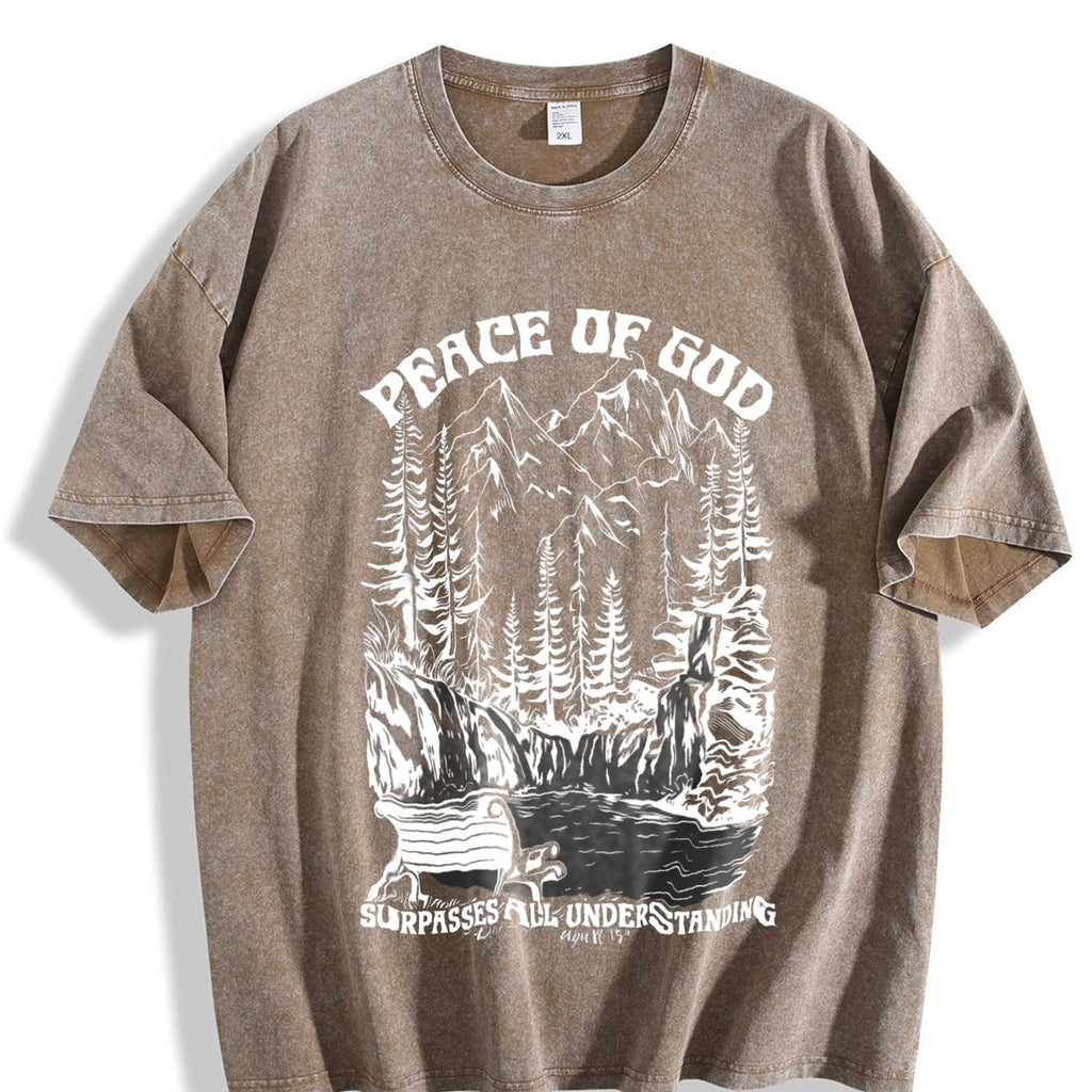 In The Bible Verse 'peace Of God' With A Landscape Vintage product image 3