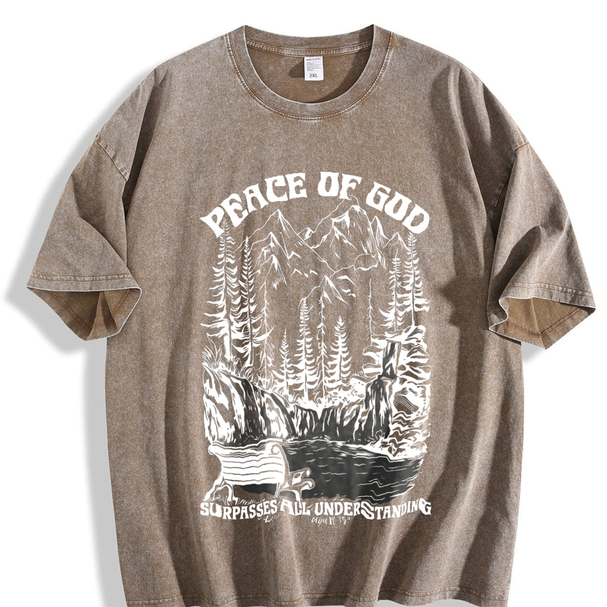 In The Bible Verse 'peace Of God' With A Landscape Vintage product image 3