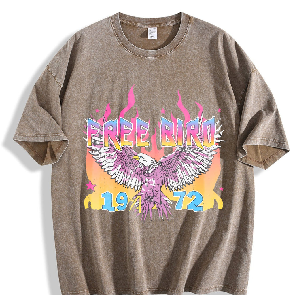 Free Bird 1972 America Vintage Washed T-Shirt product image 3