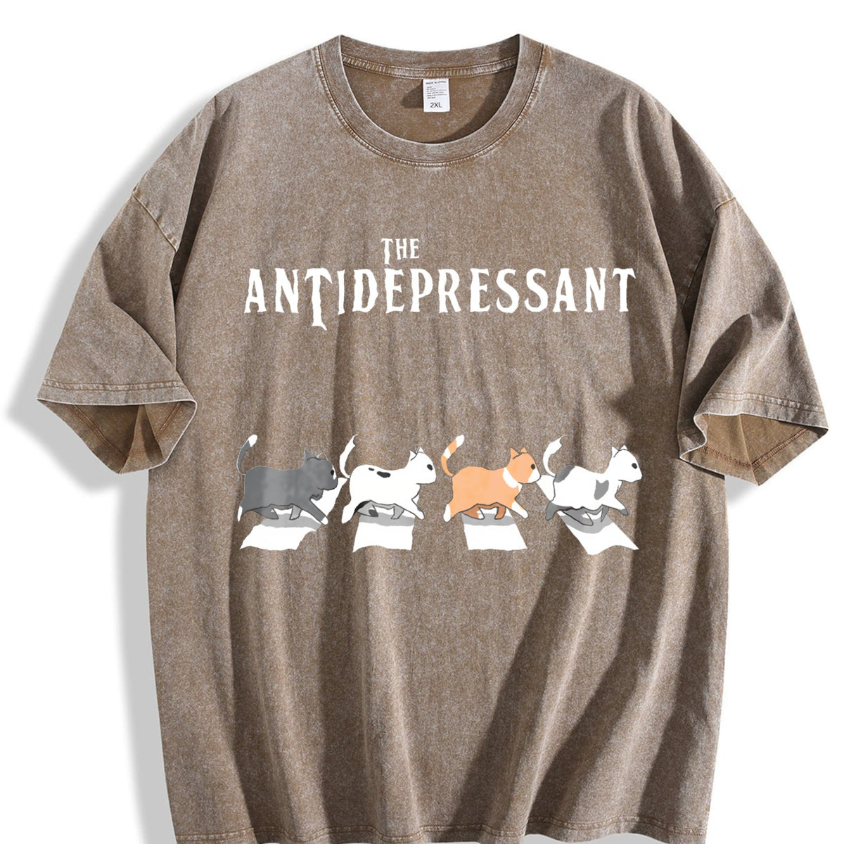 Antidepressant 8855 Vintage Washed T-Shirt product image 3