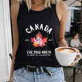 Letters 'canada' And A Maple Leaf Women's Tank Top