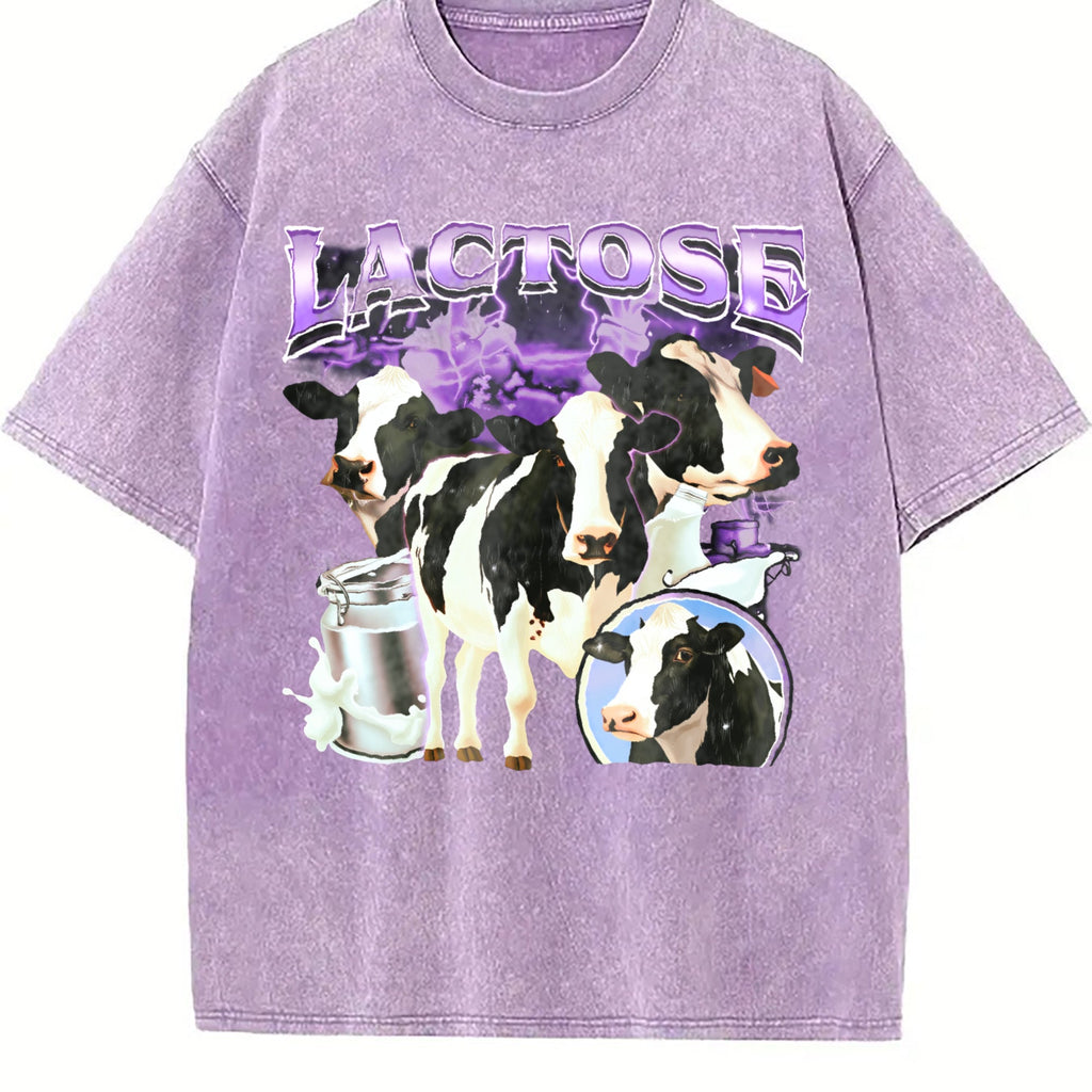 Lactose Tolerant Bootleg Vintage Washed T-Shirt product image 6