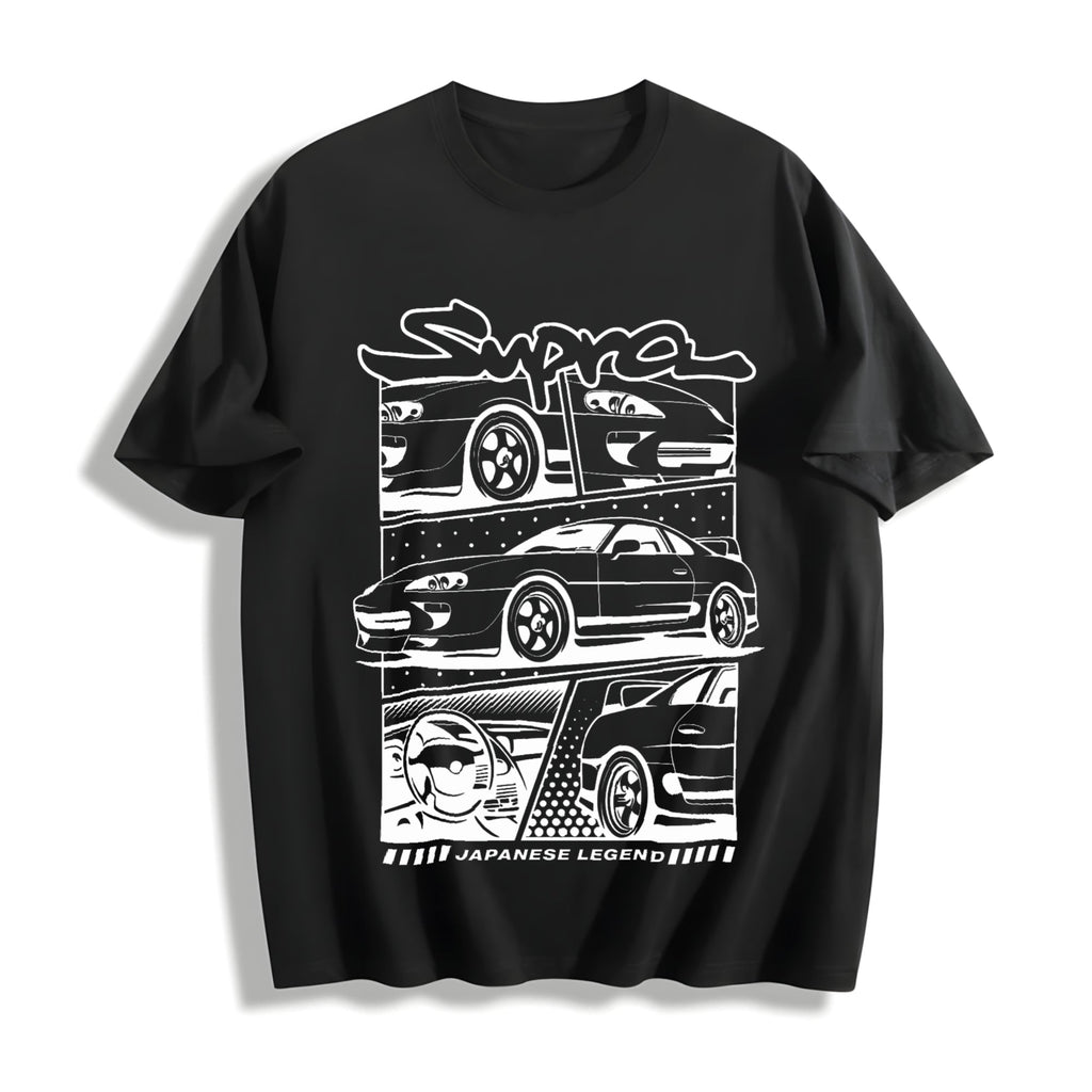 Japanese Legend Supra 90s Funny Good Cotton T-Shirt product image 1