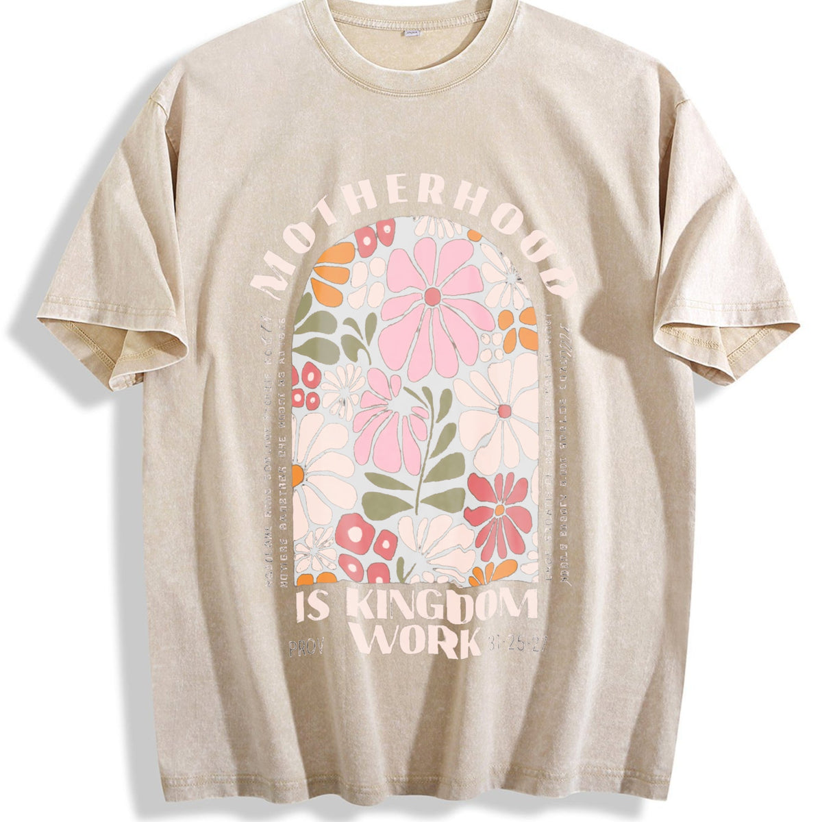 Motherhood Is The Kingdom Of Work Vintage Washed T-Shirt product image 1