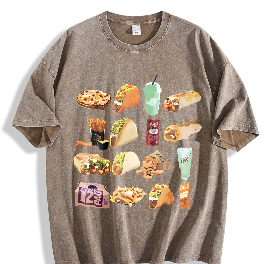 Gourmet Burger Cola Vintage Washed T-Shirt product image 3