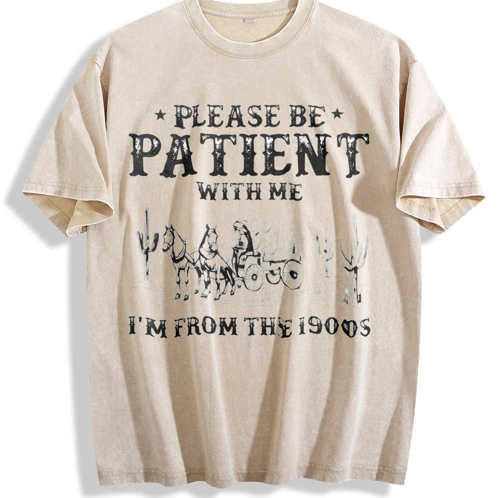 Please Be Patient I'm from the 1900s Vintage Washed T-Shirt product image 1