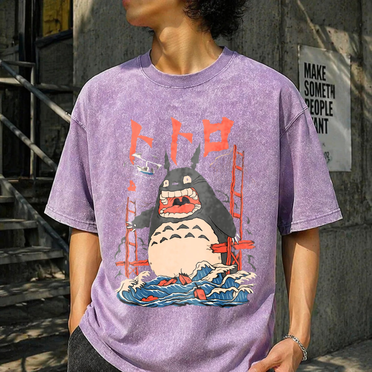 My Neighbor Totoro Vintage Washed T-Shirt product image 6