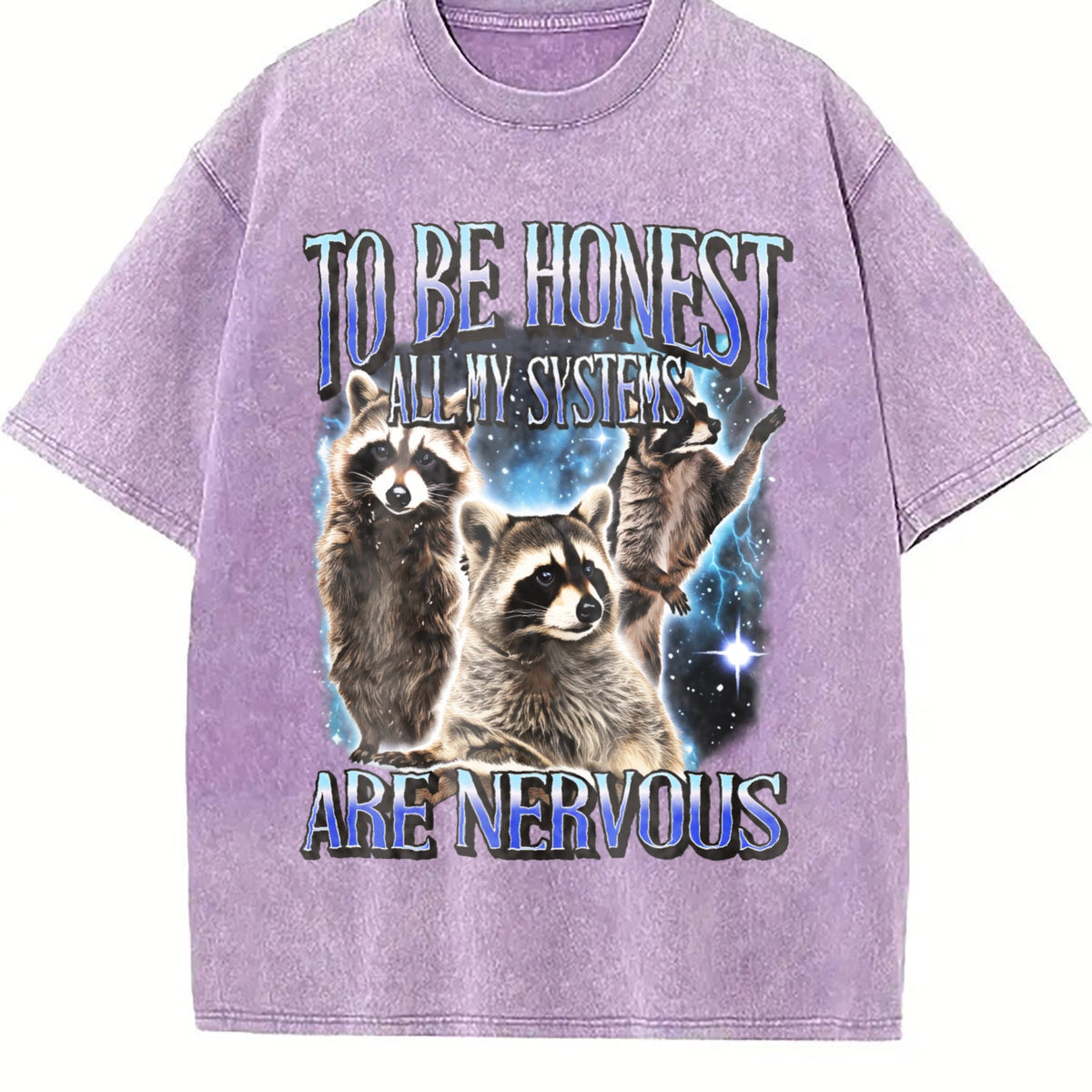 To Be Honest All My Systems Are Nervous Vintage Washed product image 6