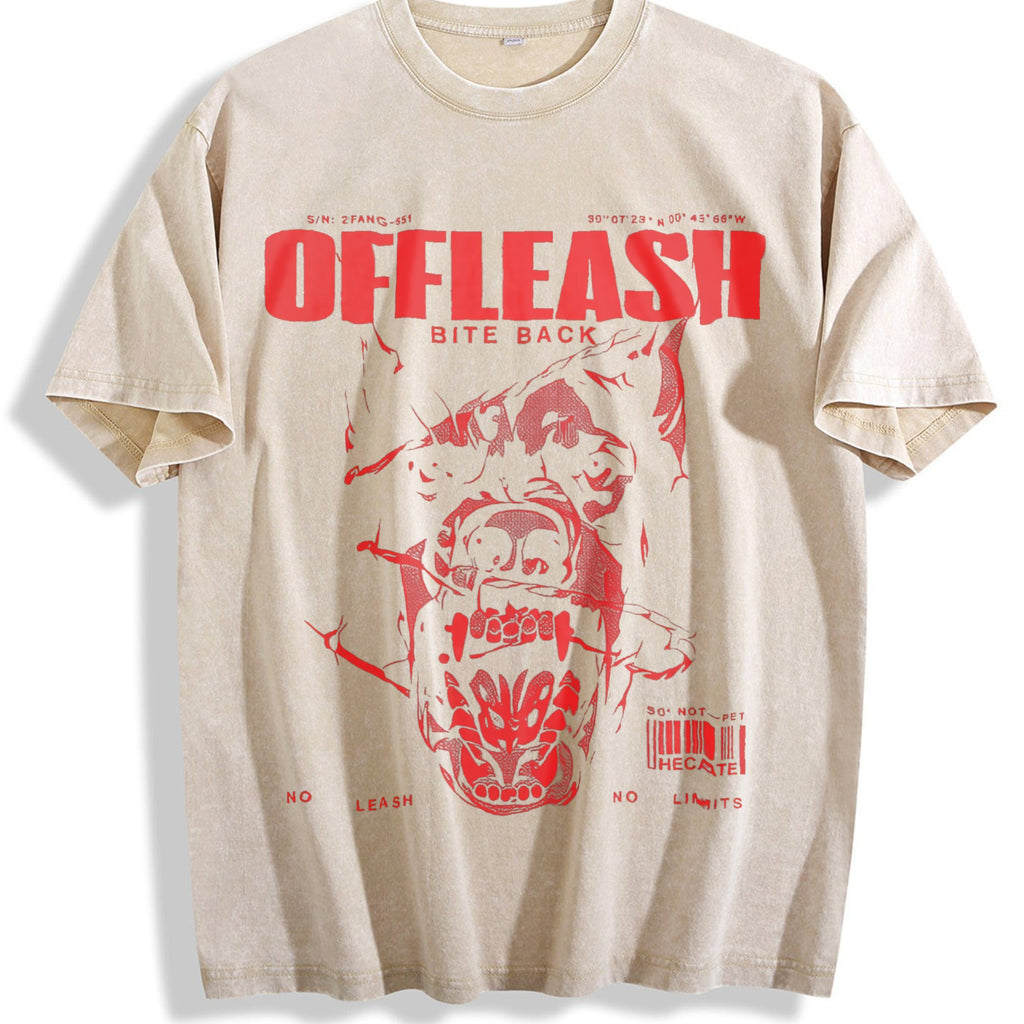 Doberman Dog Y2K Back - With Vintage Washed T-Shirt product image 1