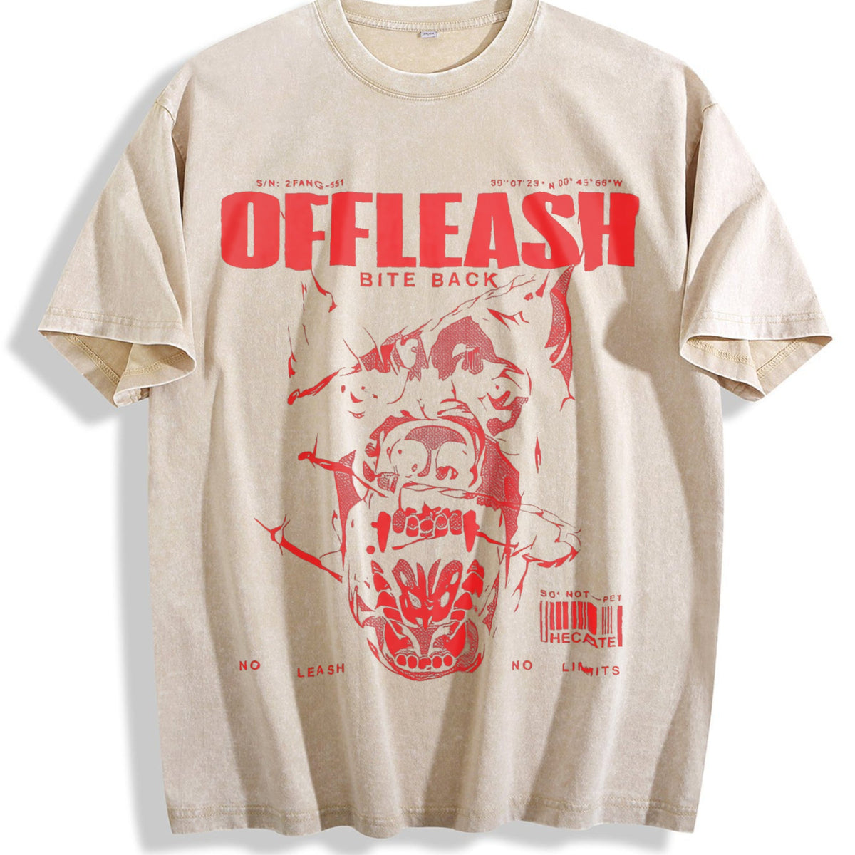 Doberman Dog Y2K Back - With Vintage Washed T-Shirt product image 1
