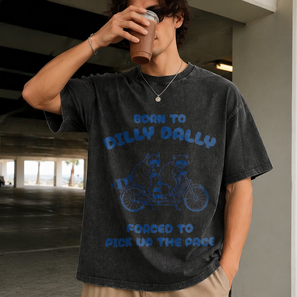 Born To Dilly Dally Vintage Washed T-Shirt product image 2