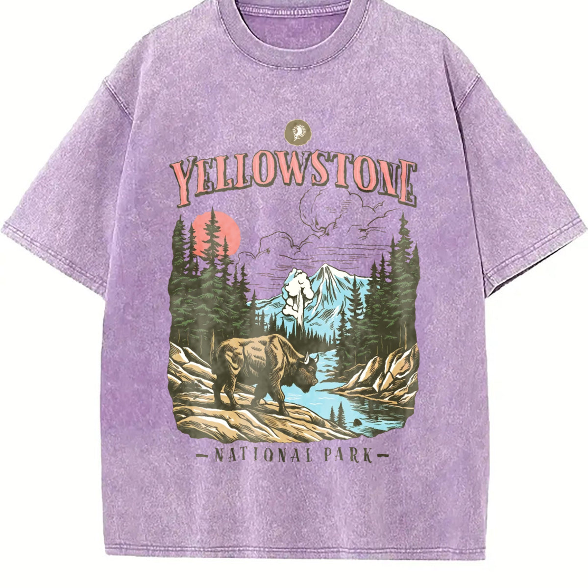 Yellowstone National Park Vintage Washed T-Shirt product image 6