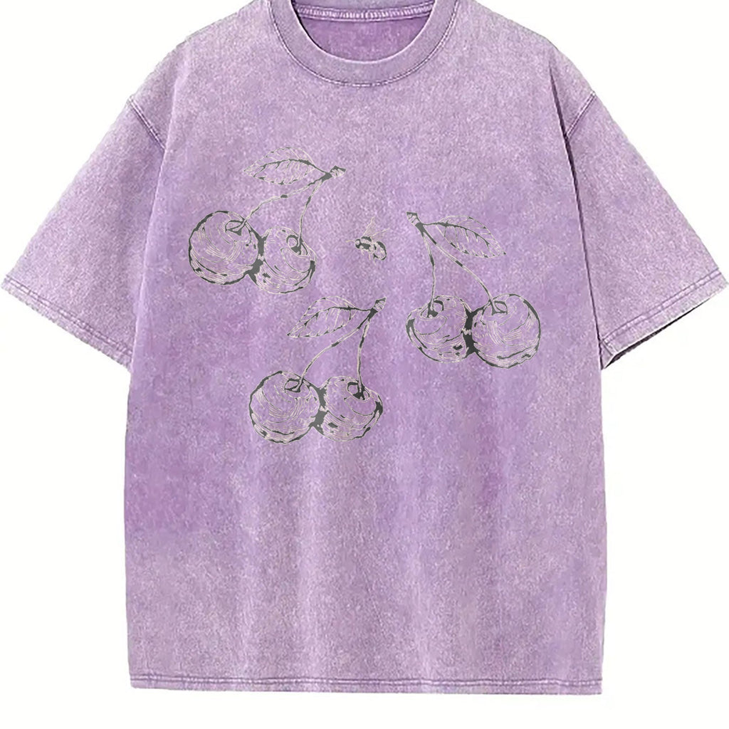 Cherries 90s Vintage Washed T-Shirt product image 6