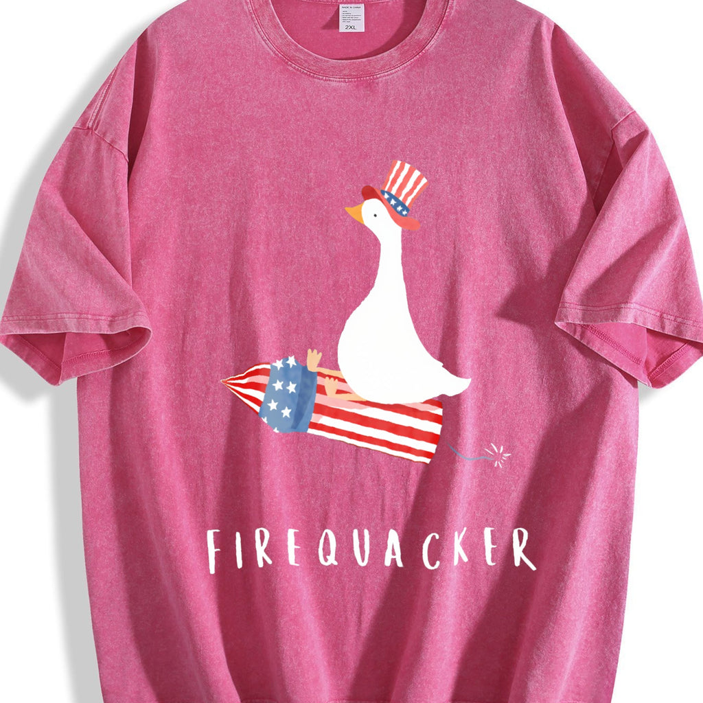Funny Fourth Of July Vintage Washed T-Shirt product image 5