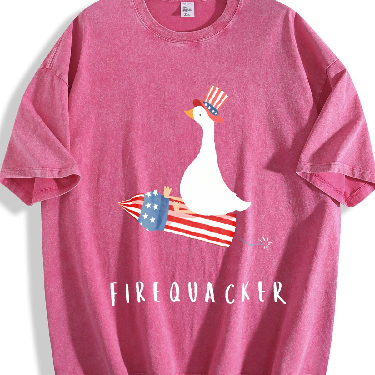 Funny Fourth Of July Vintage Washed T-Shirt product image 5