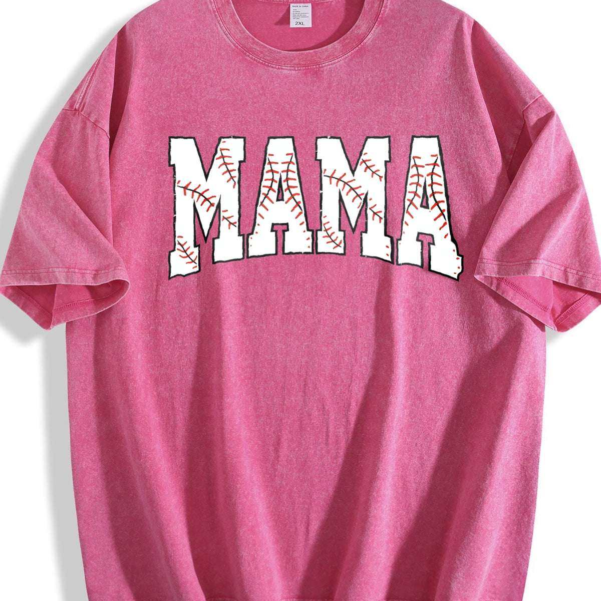 Baseball Mama Vintage Washed T-Shirt product image 7