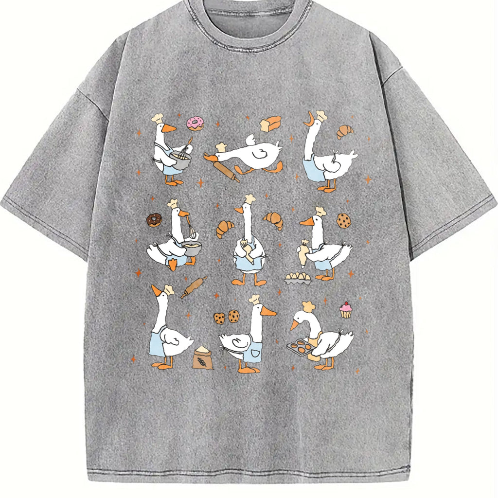 Silly Goose Baker Vintage Washed T-Shirt product image 4