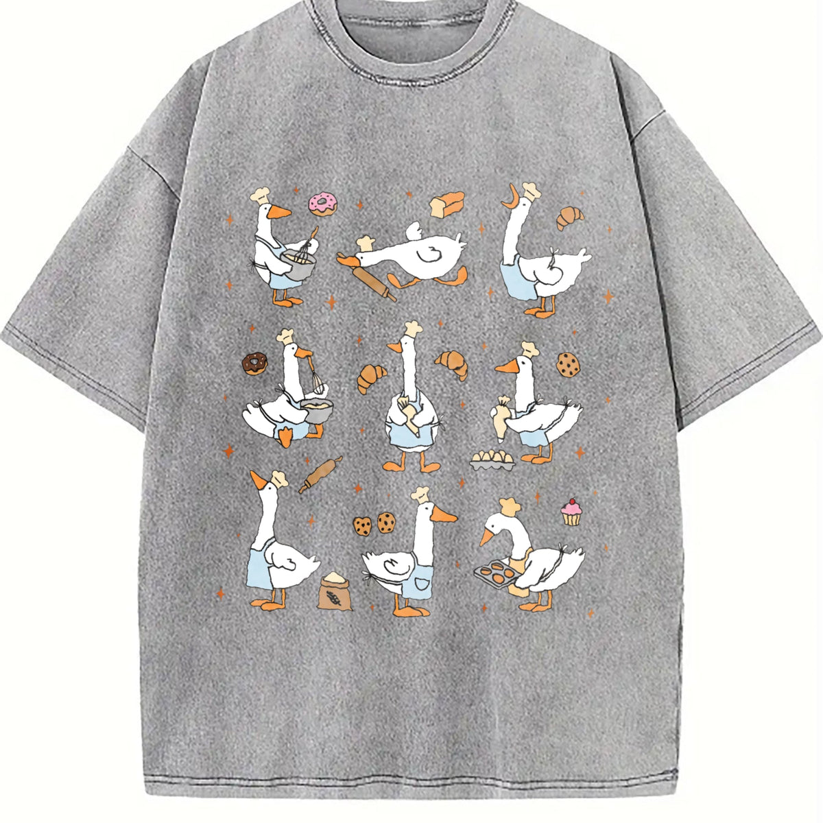 Silly Goose Baker Vintage Washed T-Shirt product image 4
