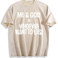 Black With Me And God Vs Whoever Wants To Lose Vintage product image 1