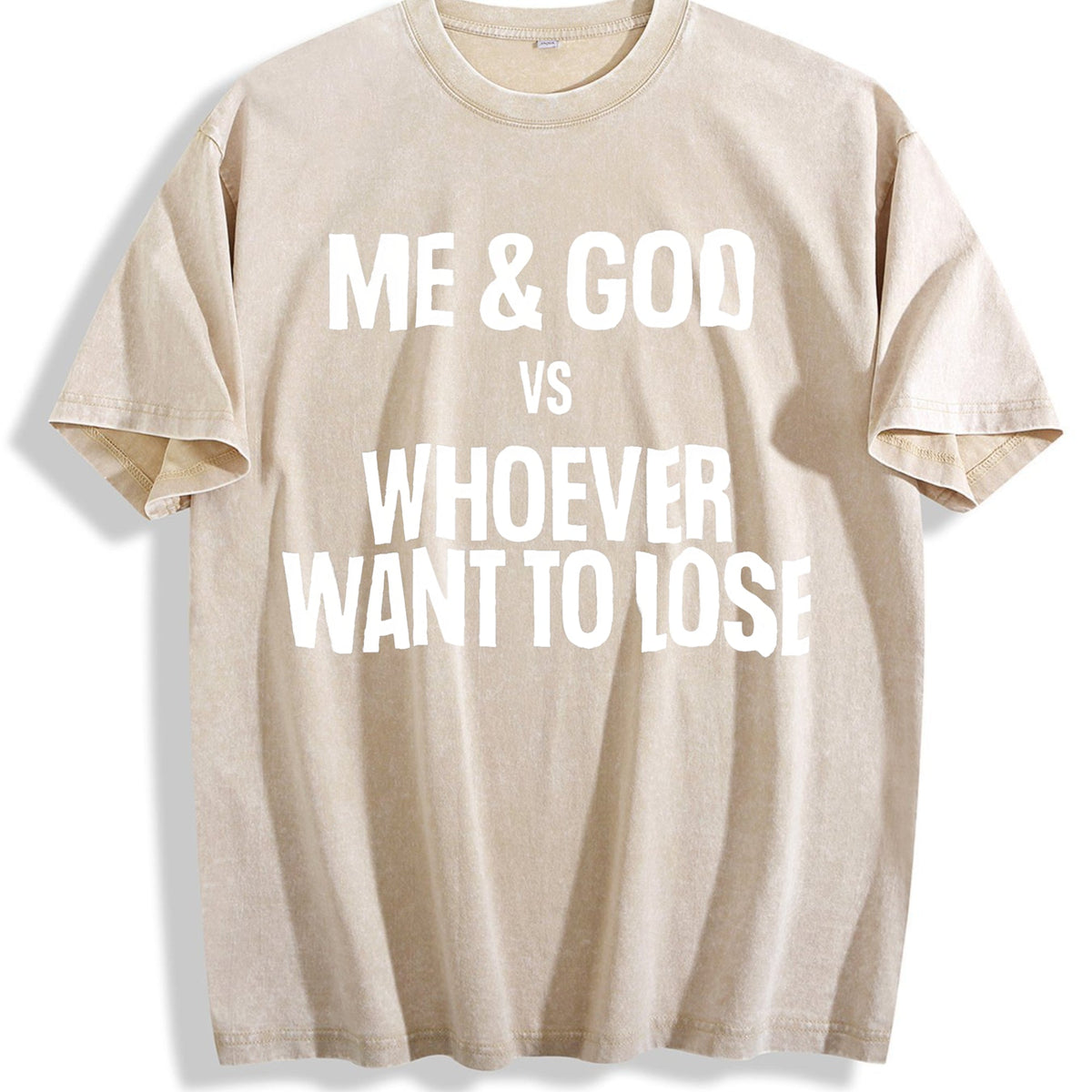 Black With Me And God Vs Whoever Wants To Lose Vintage product image 1