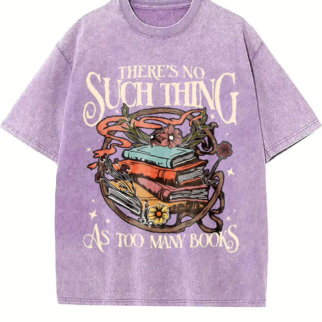 Book Letter Such Thing Vintage Washed T-Shirt product image 6