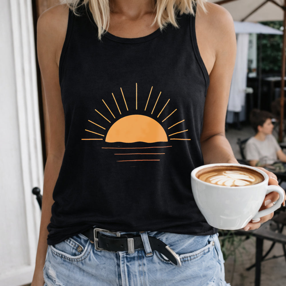 Golden Sunset Women's Tank Top