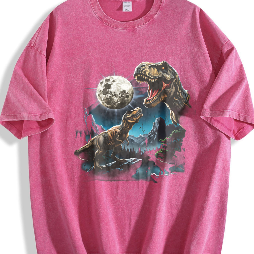 T Rex Moon Vintage Washed T-Shirt product image 7