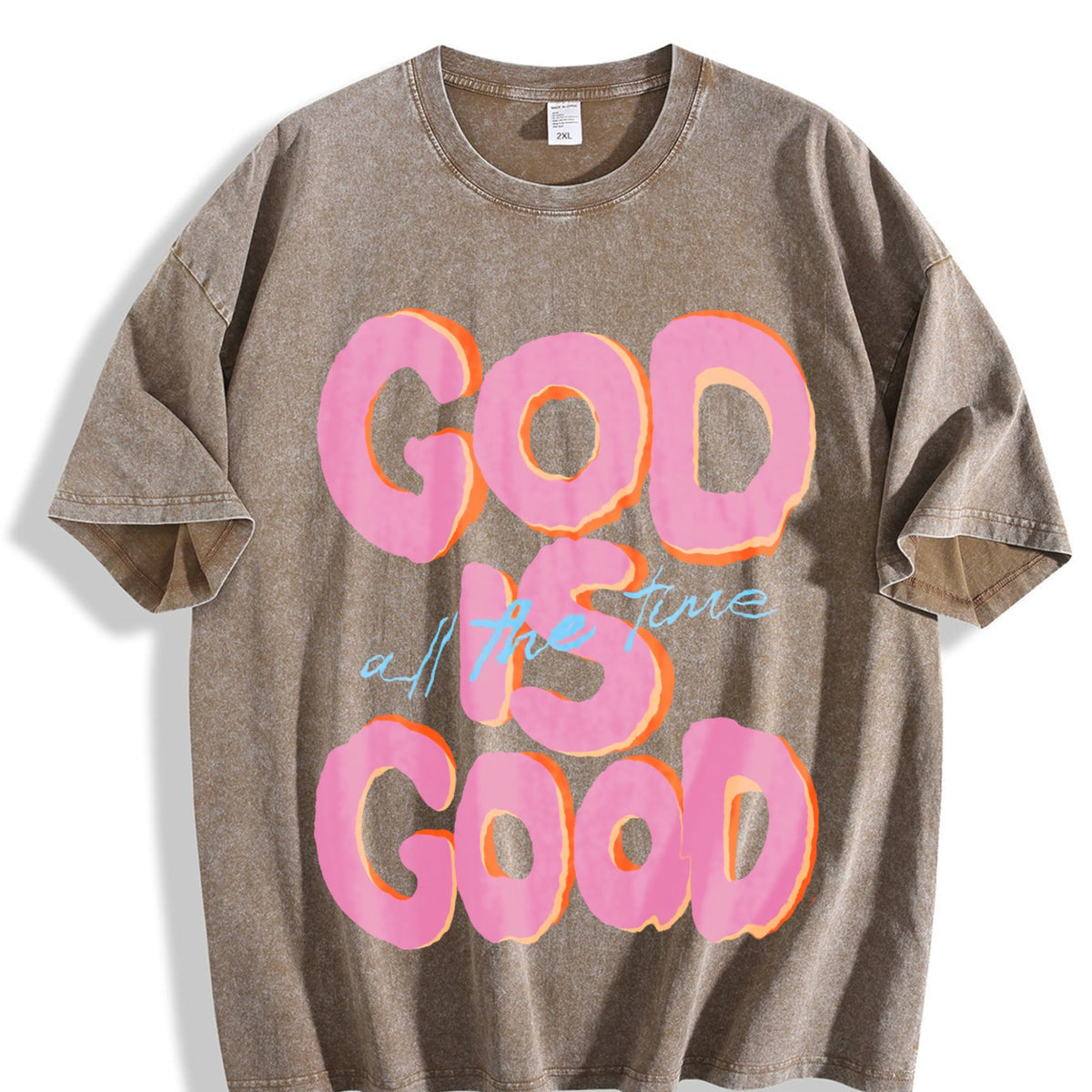God Is Good Vintage Washed T-Shirt product image 3
