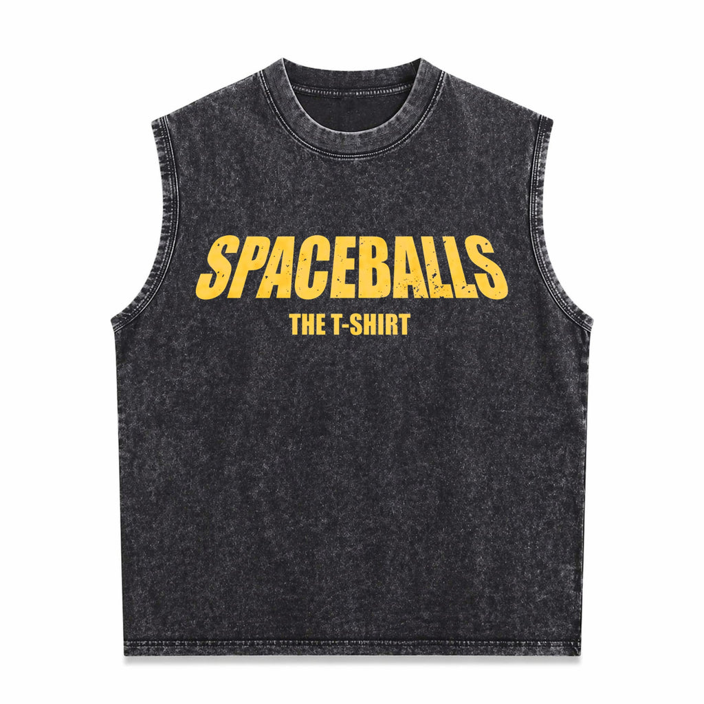 Spaceballs Movie - Classic Sci-fi Comedy Film Fan Men's Washed Tank Top