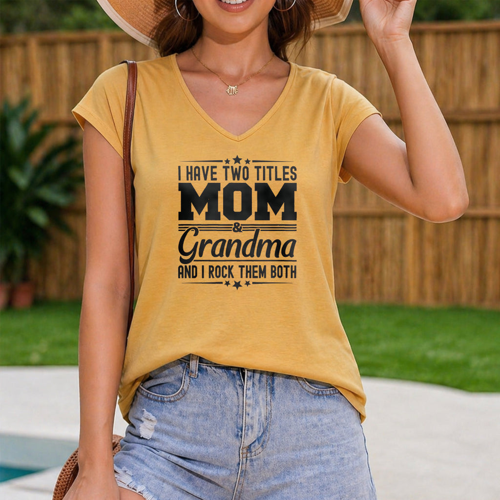 Slight Stretch - Weekend Summer Women's V-Neck Tank Top