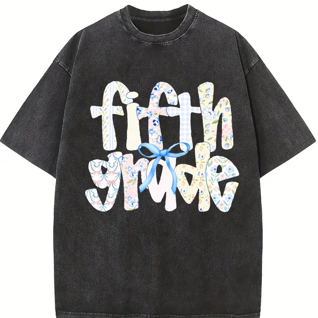 Fifth Grade Teacher Vintage Washed T-Shirt product image 2