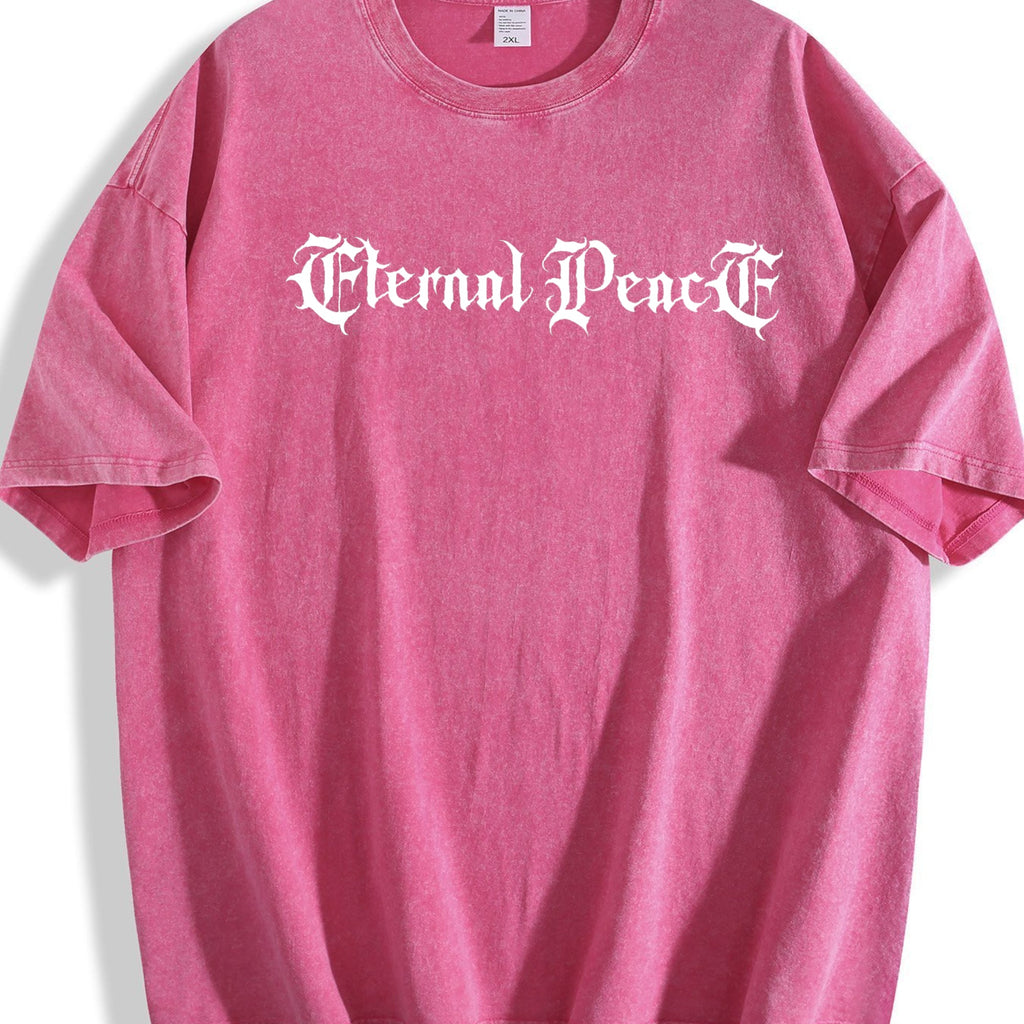 Eternal Peace Gothic Script Vintage Washed T-Shirt product image 5