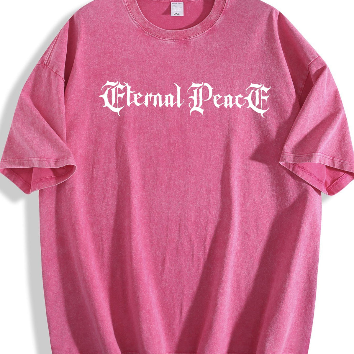 Eternal Peace Gothic Script Vintage Washed T-Shirt product image 5
