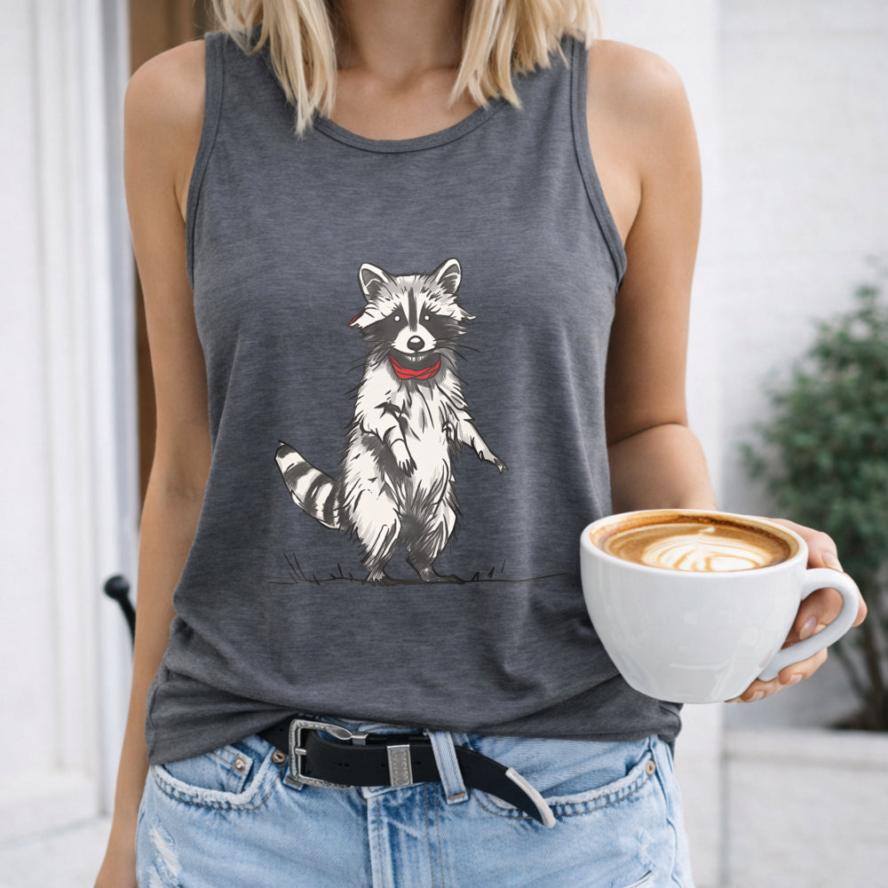 Happy Raccoon Women's Tank Top