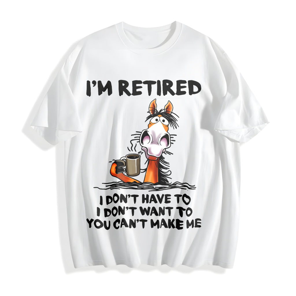 Ladies' Summer With Cartoon Coffee Donkey Retired Cotton product image 2