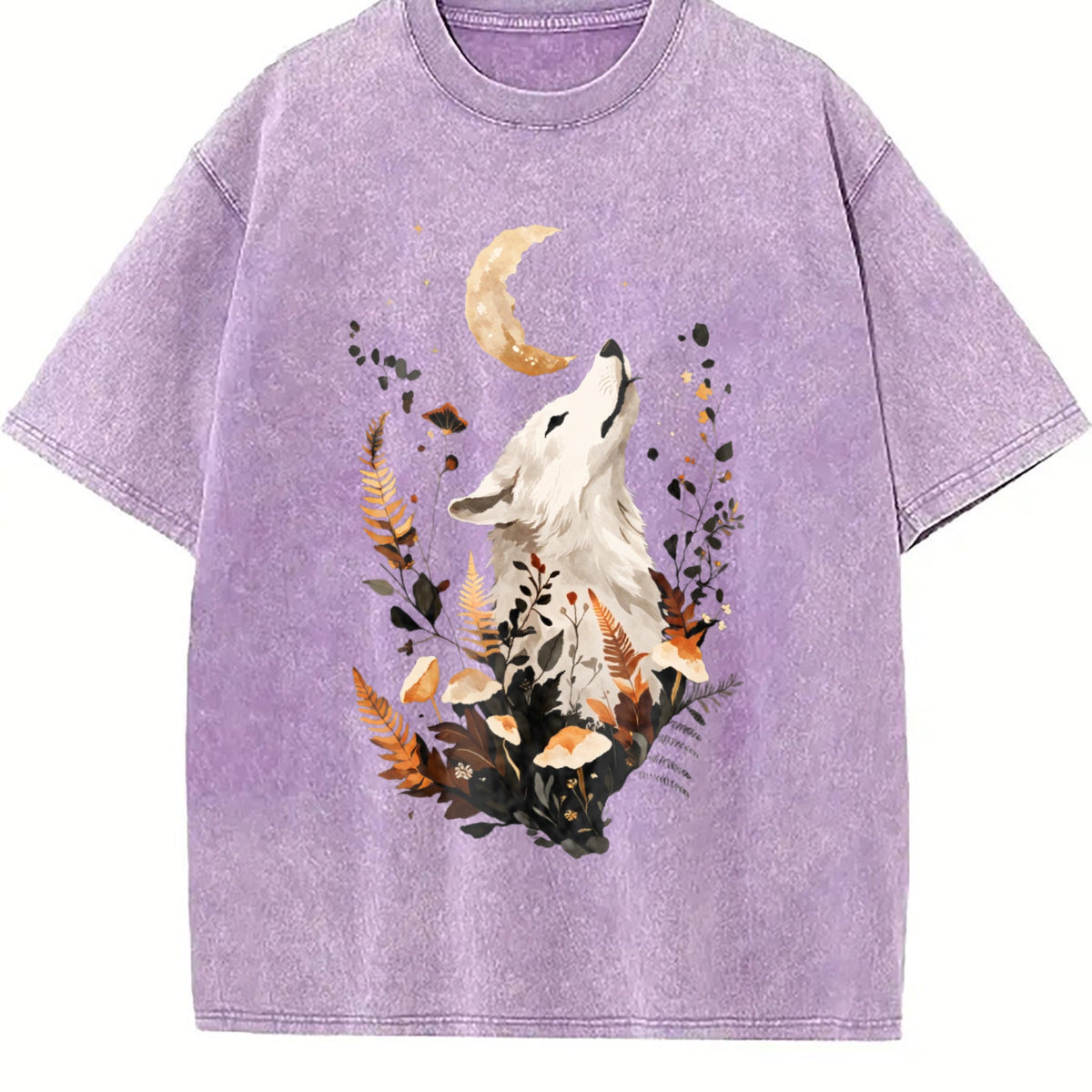 Looking Up Noble White Fox Vintage Washed T-Shirt product image 6