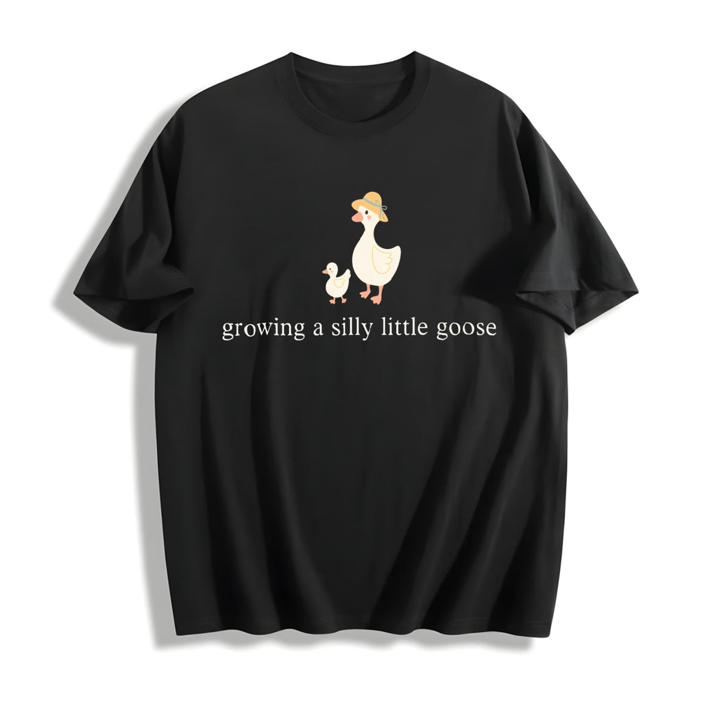 Growing A Silly Little Goose Cotton T-Shirt product image 1