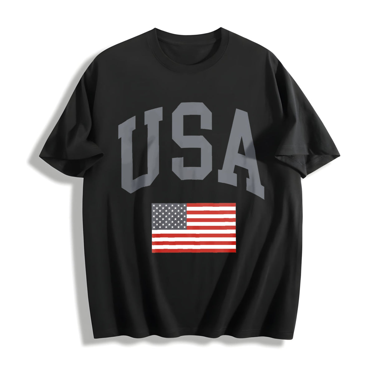 USA Flag Cotton T-Shirt product image 1