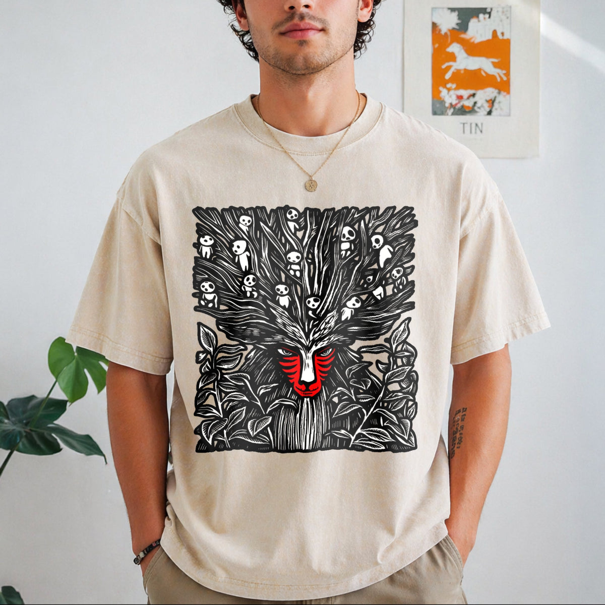 Studio Ghibli Vintage Washed T-Shirt product image 1