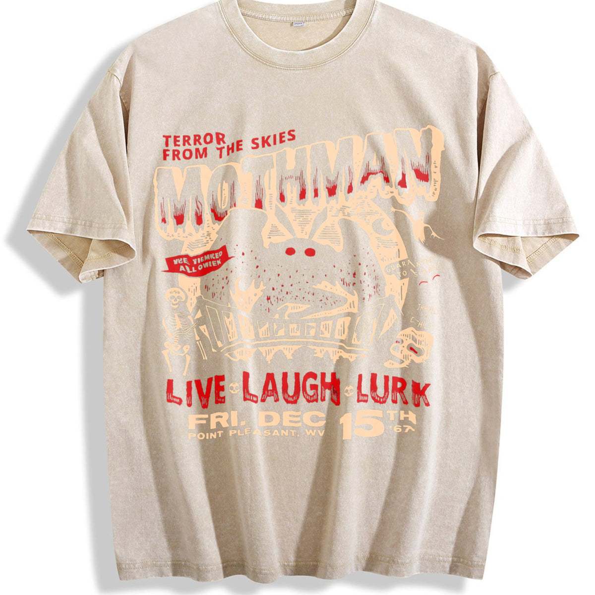 Skin-friendly Vintage Washed T-Shirt product image 1