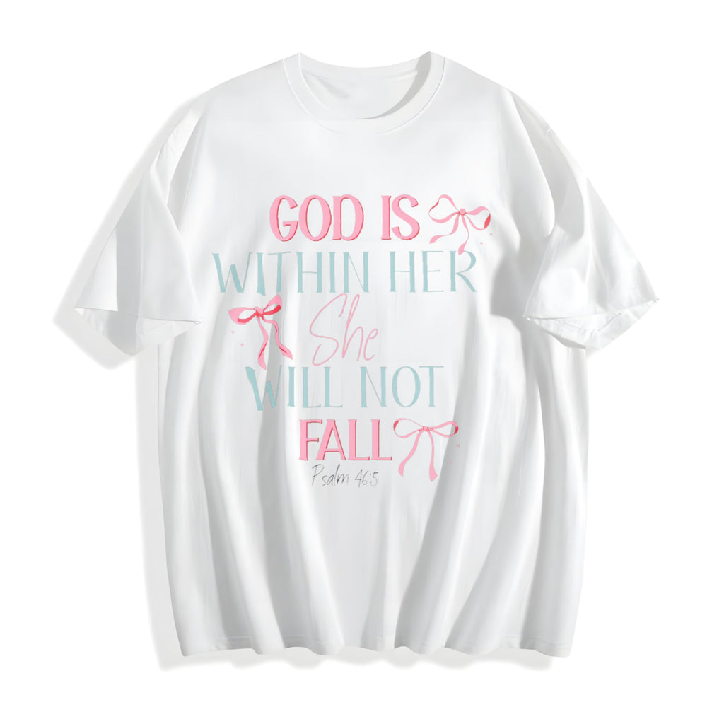 Dual-sided Inspirational God Is Within Her She Will Not product image 2