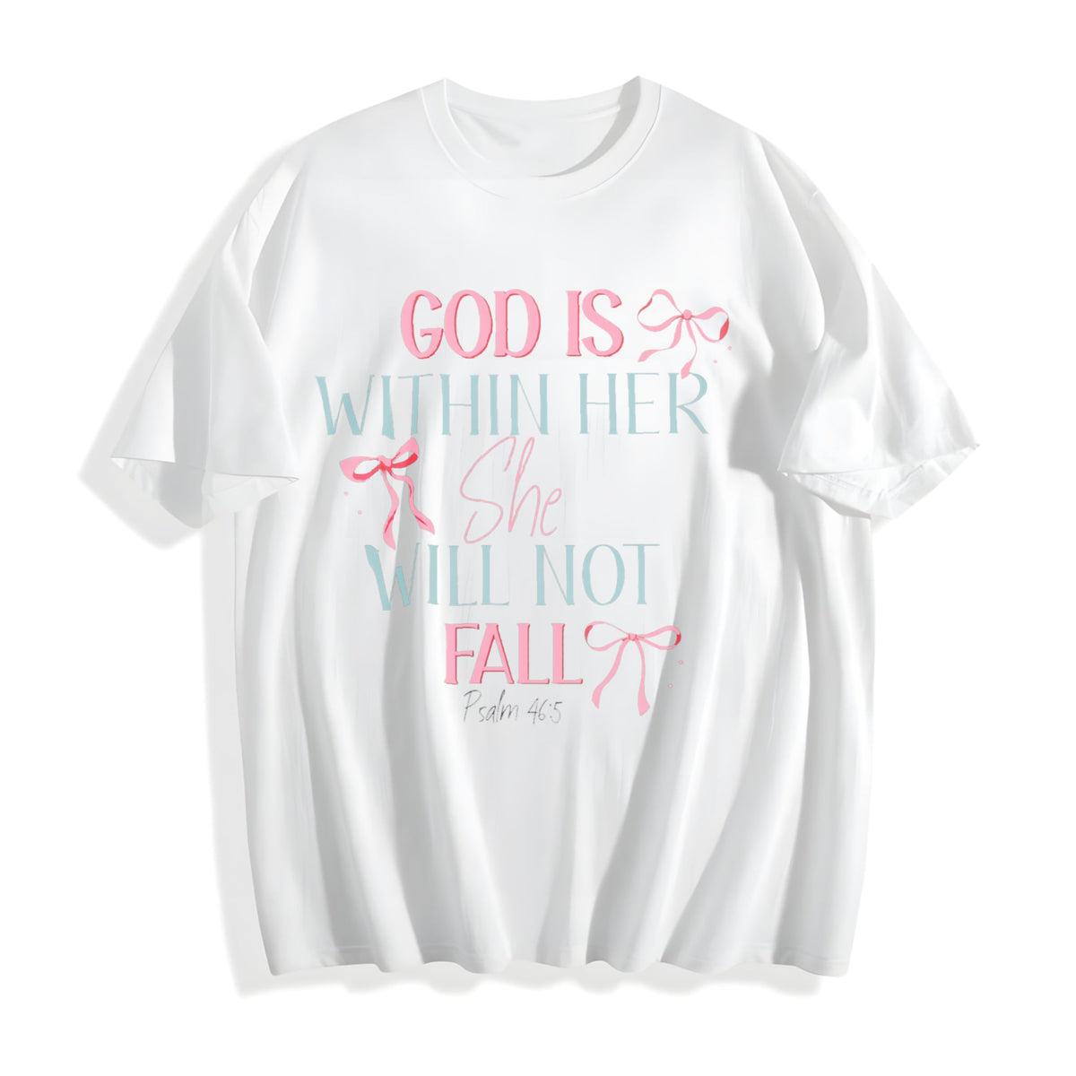 Dual-sided Inspirational God Is Within Her She Will Not product image 2