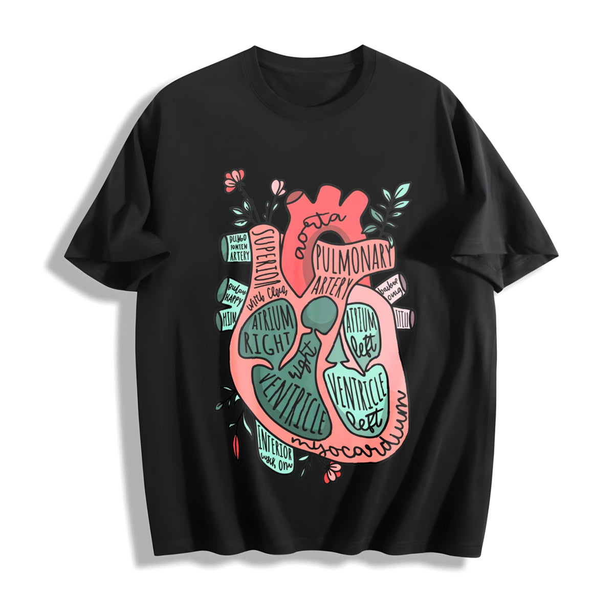 Anatomical Heart Cotton T-Shirt product image 1