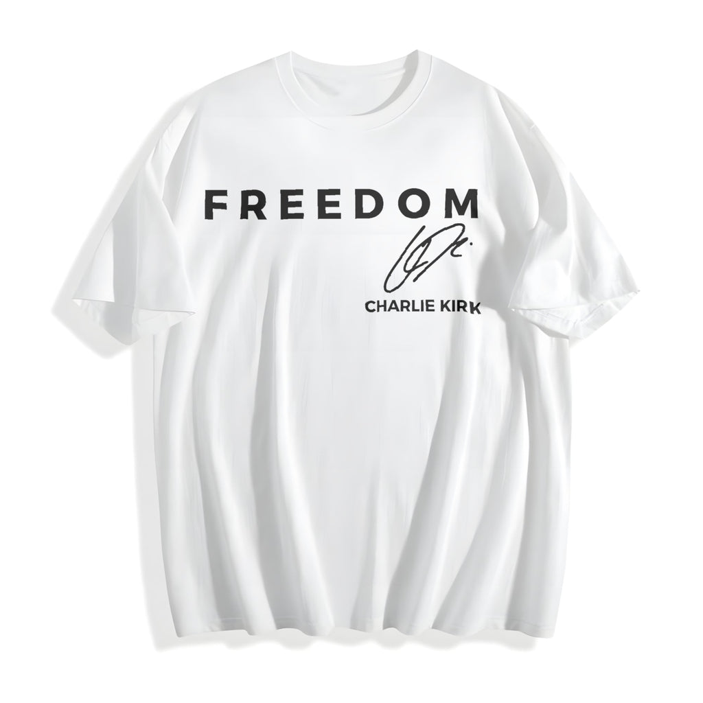 Charlie Kirk Freedom Cotton T-Shirt product image 2