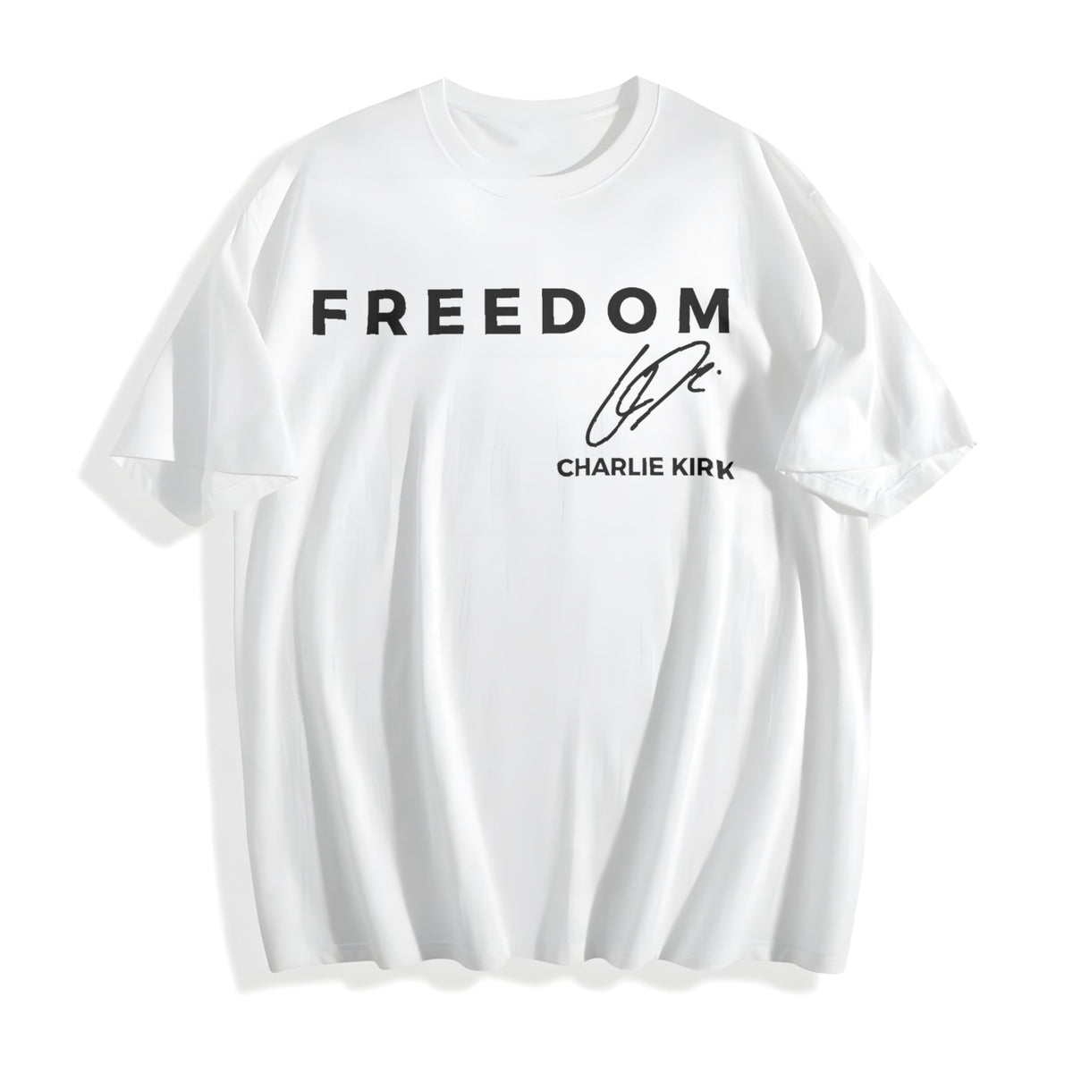 Charlie Kirk Freedom Cotton T-Shirt product image 2