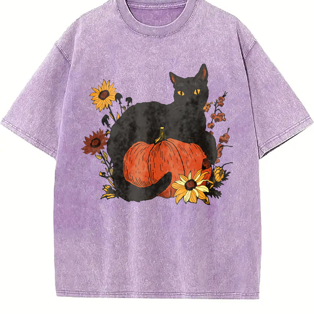 Halloween Holiday Summer Animal Cat Floral Pumpkin Vintage product image 6