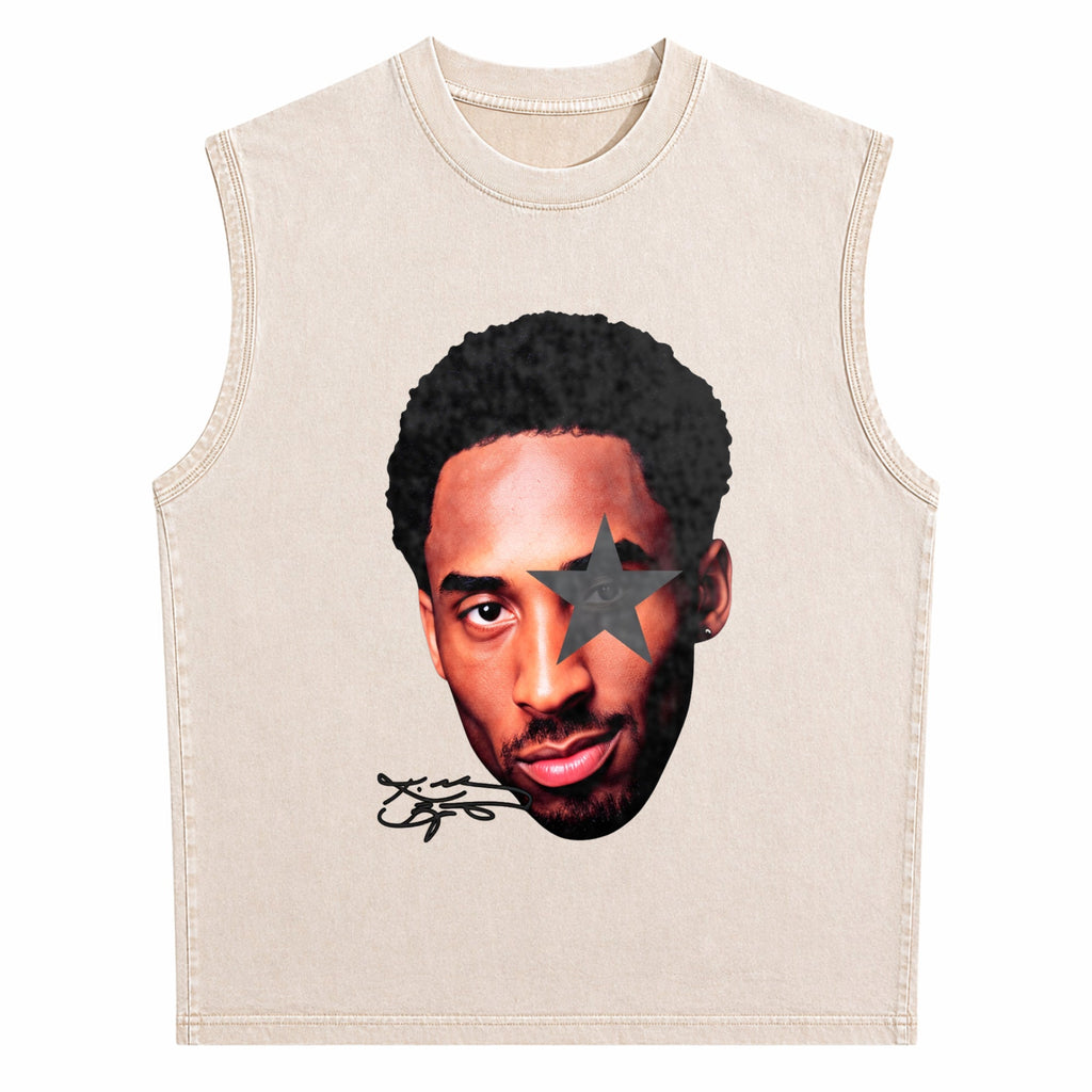 Kb24 Wet Cement Men's Washed Tank Top