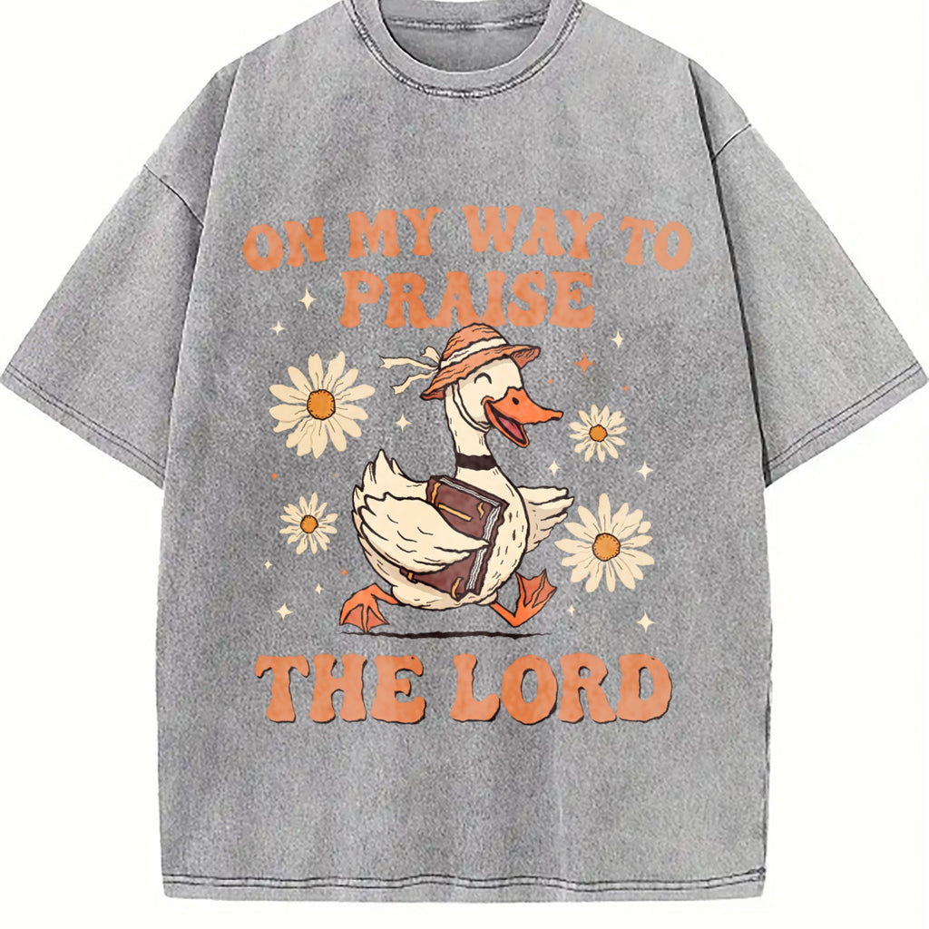 Praise The Lord Vintage Washed T-Shirt product image 4